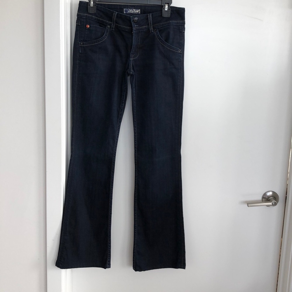 Hudson Flap Pocket Straight Leg Jean $50 Size 28.